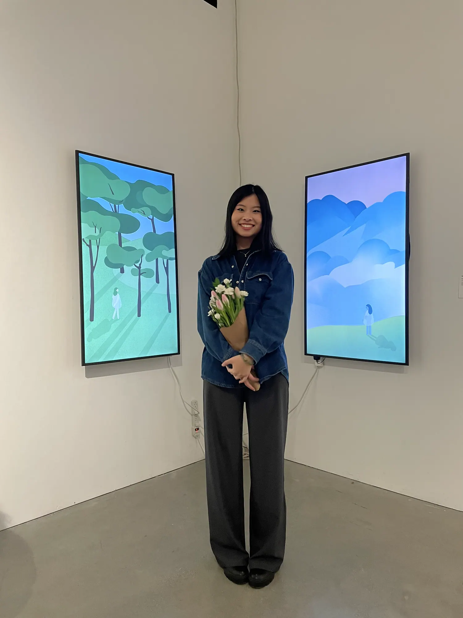 Color Series installation photo by Amie Xu.