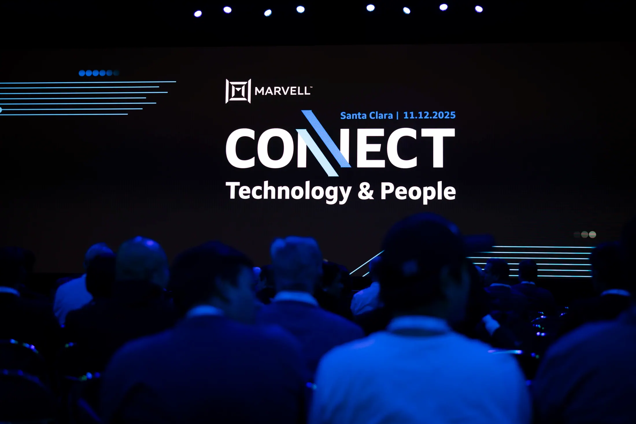 Marvell CONNECT stage and presentation screen.