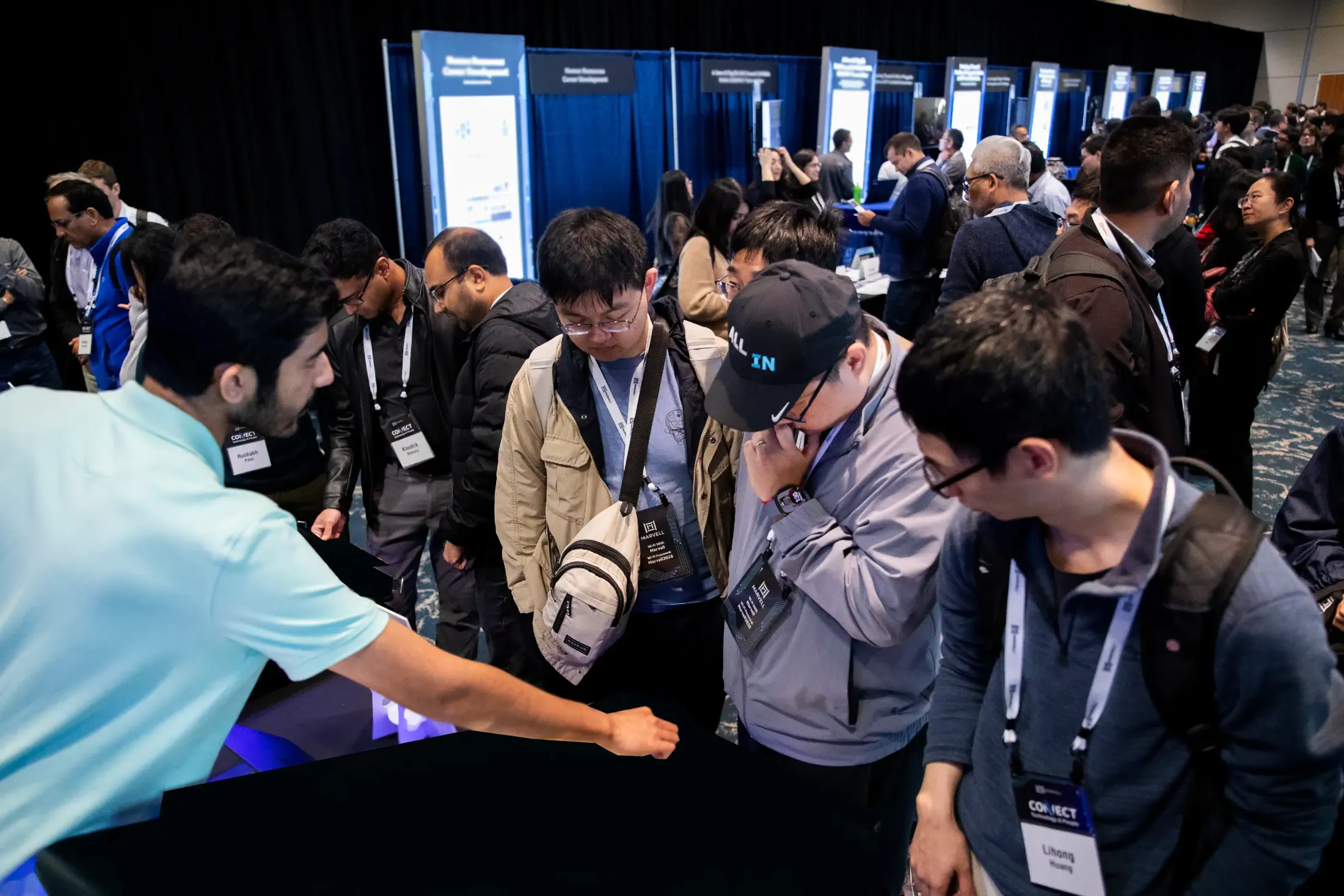 Technical demo area at Marvell CONNECT.
