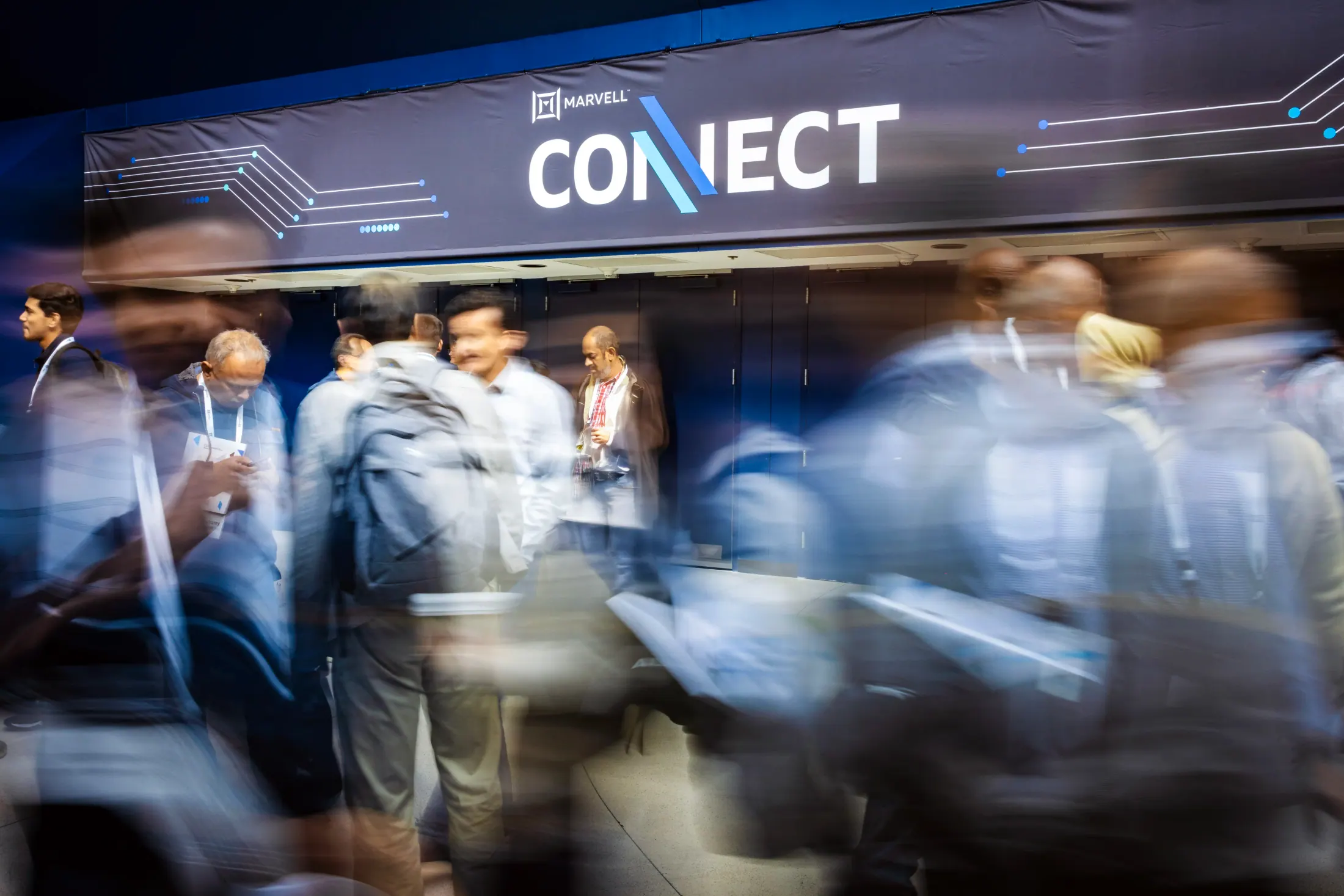 Marvell CONNECT venue signage in Santa Clara.