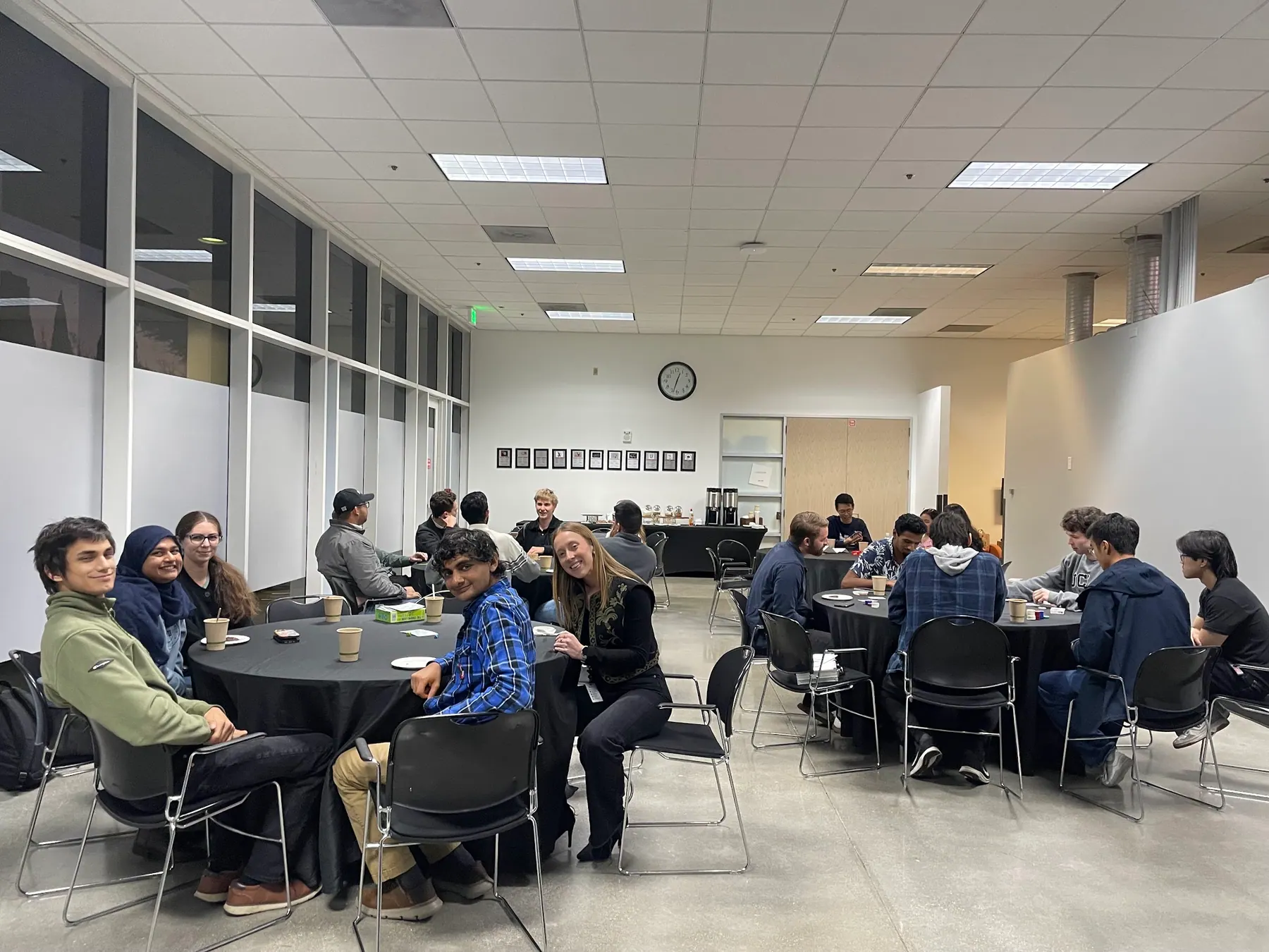Early Career Network game and hot cocoa night.