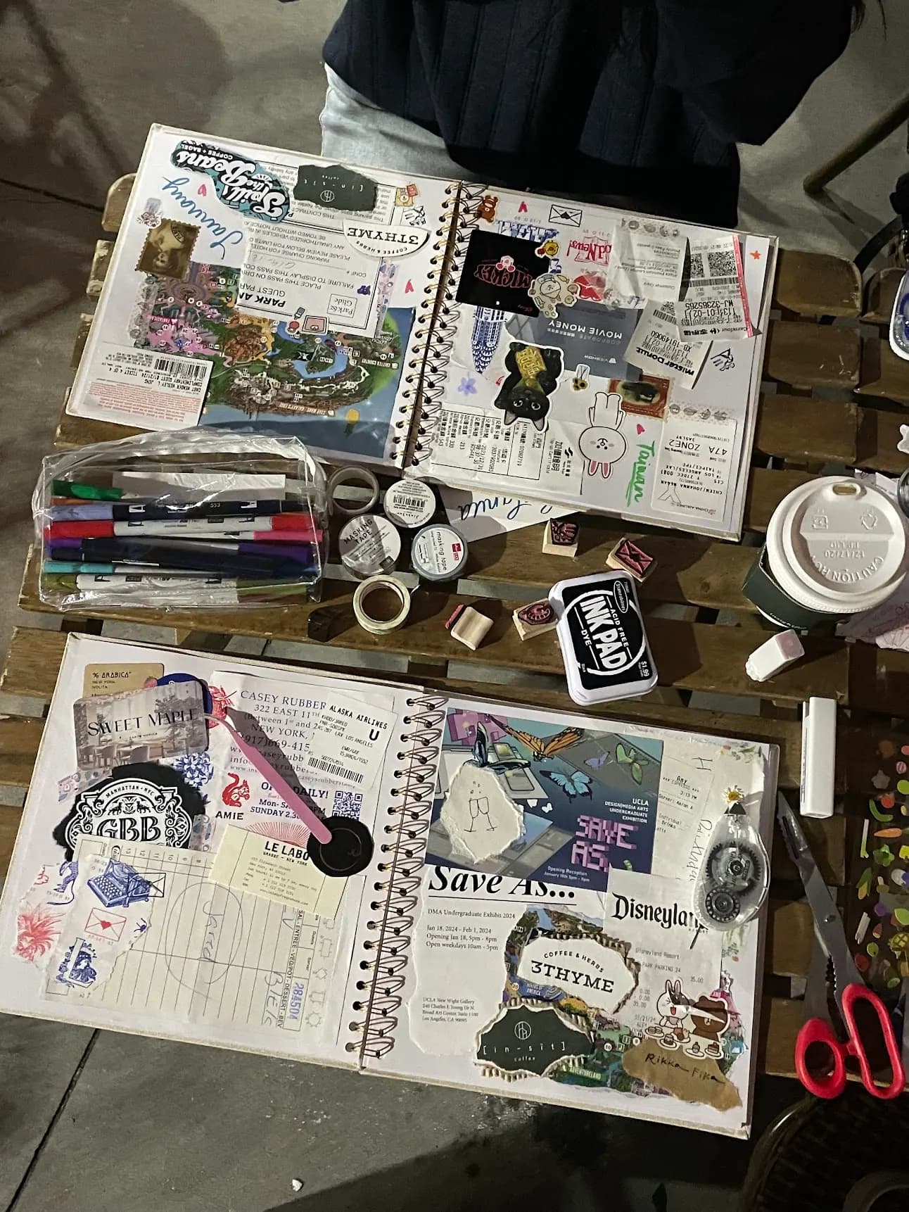 Scrapbook pages and memory keeping materials.