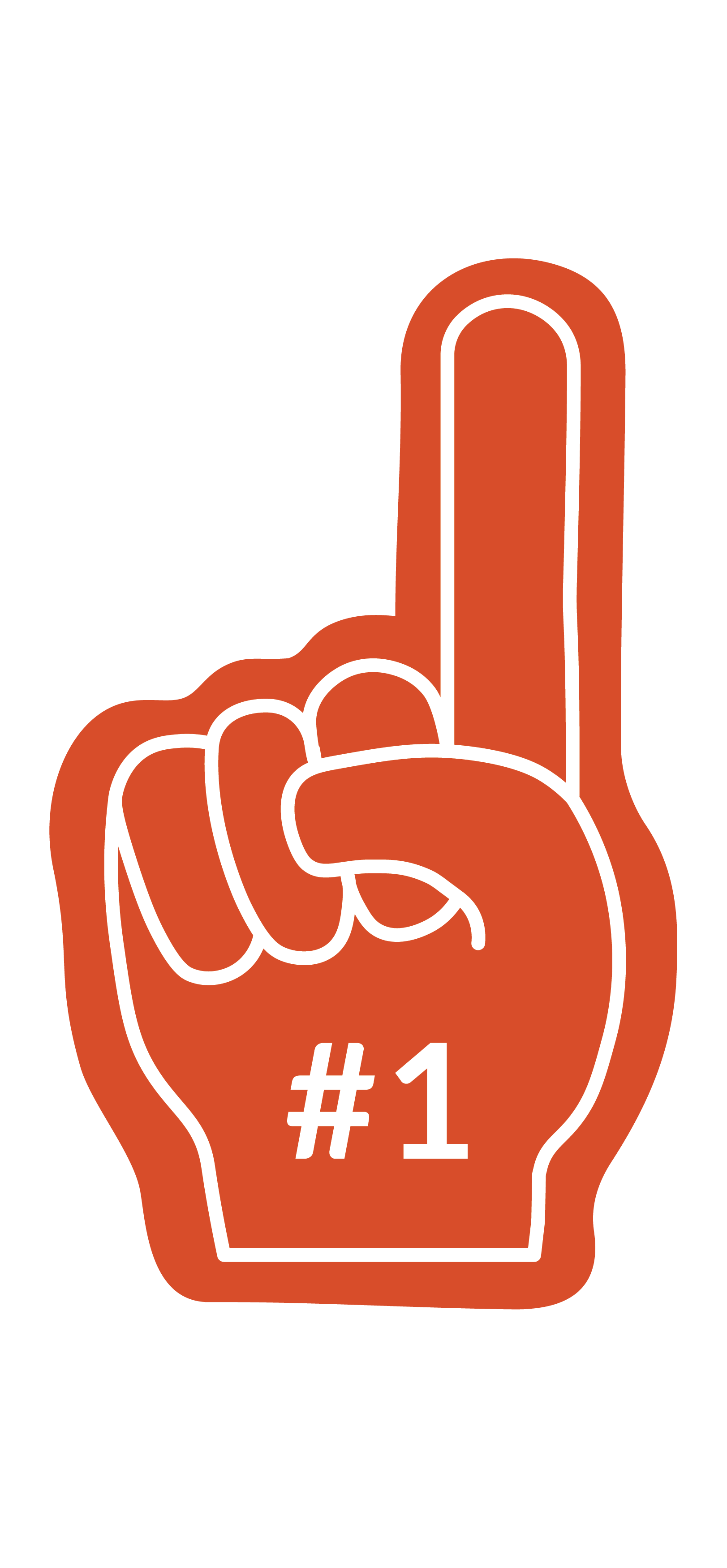 Finger animated sticker.
