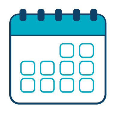 Calendar animated sticker.
